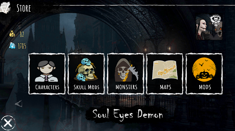 #2. Soul Eyes Demon: Horror Skulls (Android) By: TIRUO online