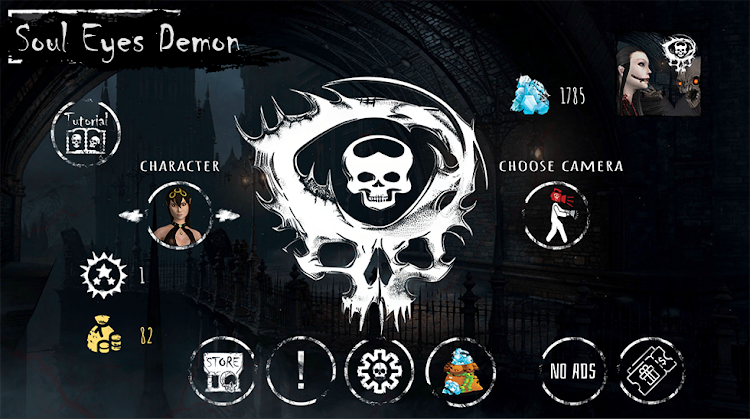 #4. Soul Eyes Demon: Horror Skulls (Android) By: TIRUO online