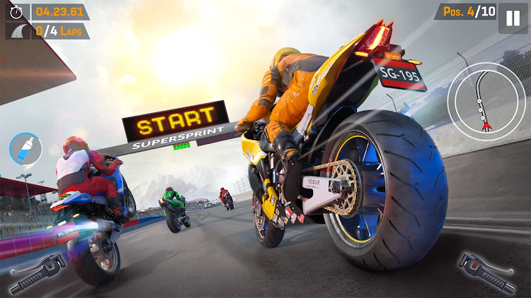 #7. Moto Bike Racing: GT Bike Game (Android) By: GAMEXIS