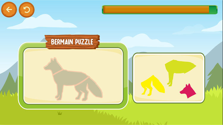 #7. Puzzle Hewan Darat (Android) By: Qreatif