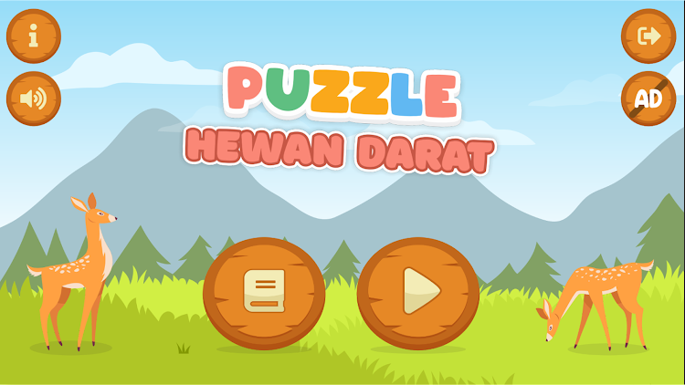 #8. Puzzle Hewan Darat (Android) By: Qreatif