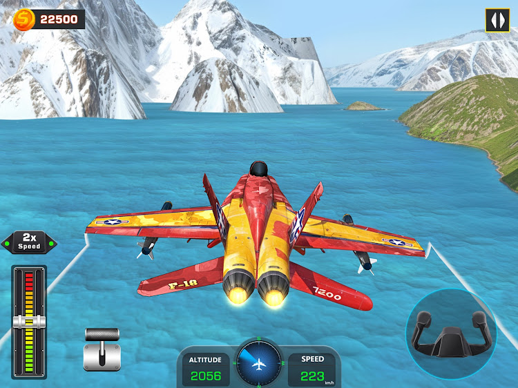 #7. Flying Simulator Pilot Game 3D (Android) By: Play Stove