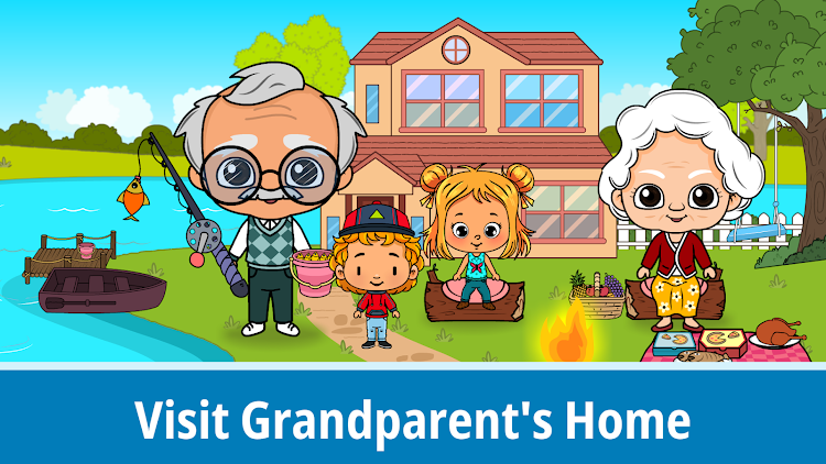 #9. My Tizi Town Grandparents Home (Android) By: Tizi Town Games