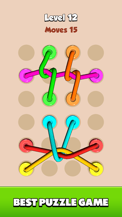 #2. Color Tangled Rope 3D (Android) By: Apollo Game Studio