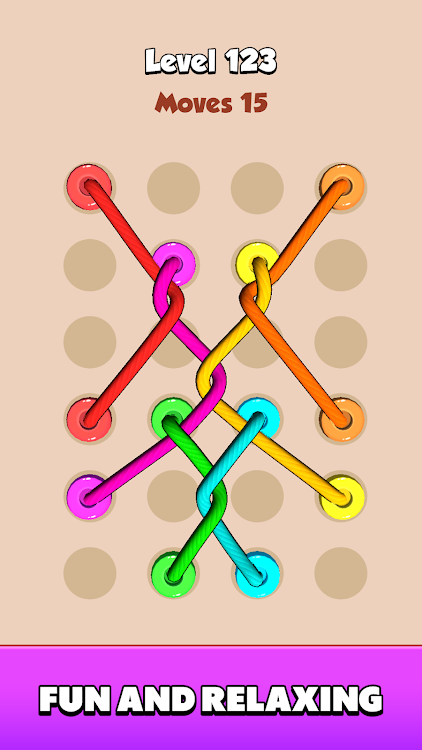 #5. Color Tangled Rope 3D (Android) By: Apollo Game Studio