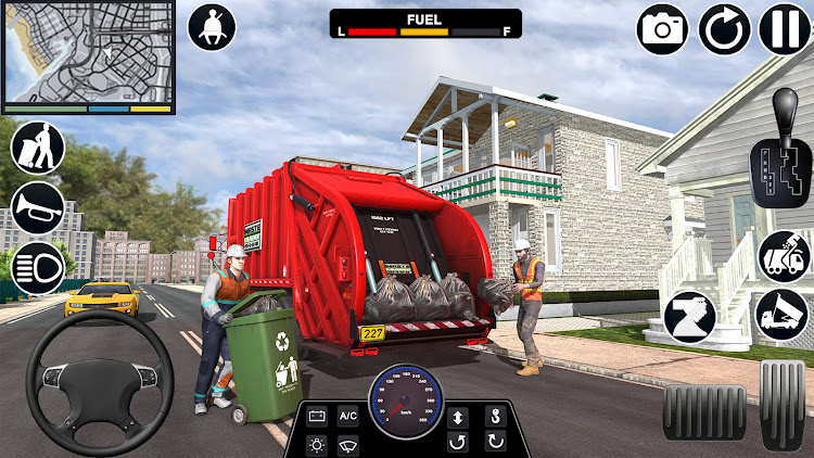 #8. Garbage Truck: Truck Simulator (Android) By: AK Global Games