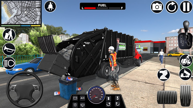 #10. Garbage Truck: Truck Simulator (Android) By: AK Global Games