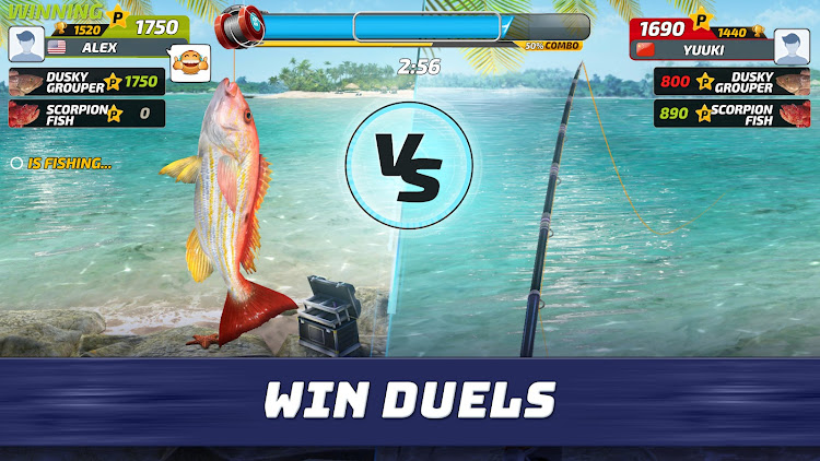 #3. Fishing Clash: Sport Simulator (Android) By: Ten Square Games