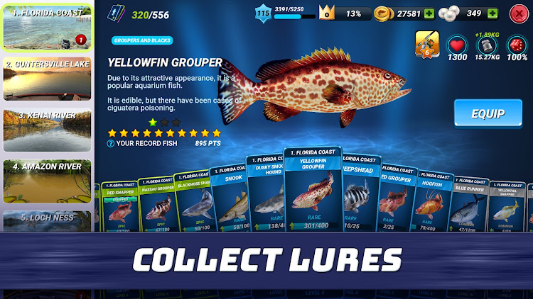 #4. Fishing Clash: Sport Simulator (Android) By: Ten Square Games