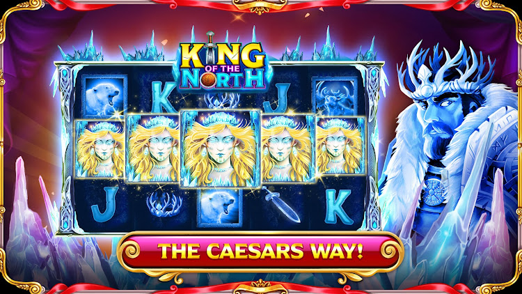 #10. Caesars Slots: Casino Games (Android) By: Playtika