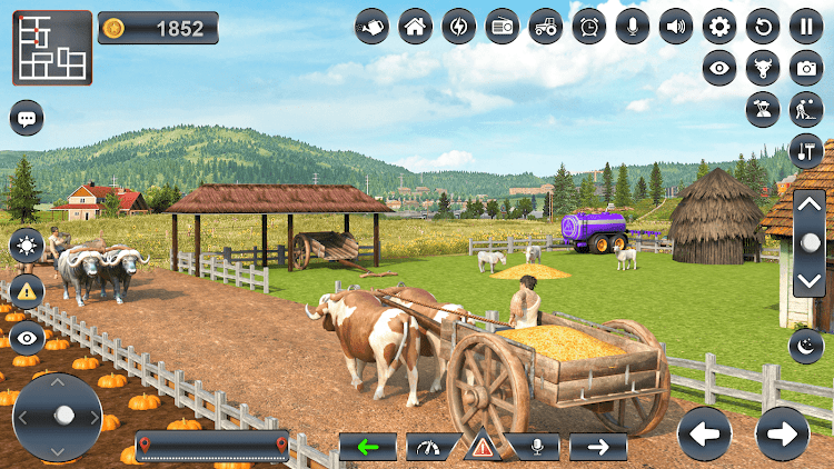 #8. US Tractor Game Farming Sim 3D (Android) By: GameSimulator3d