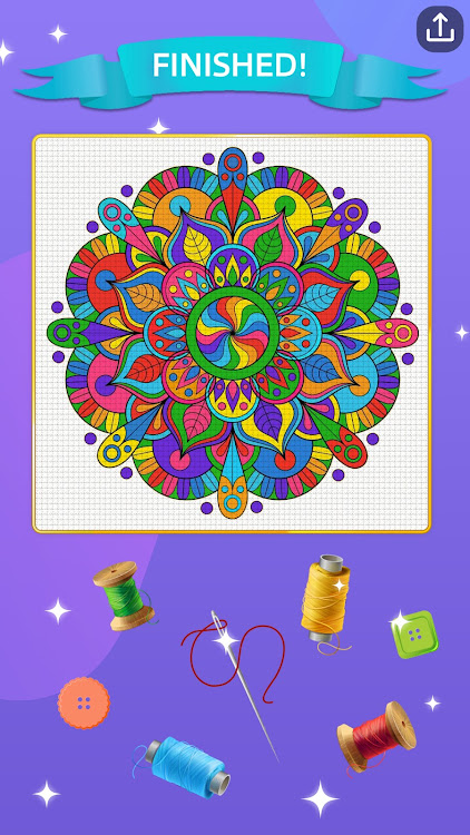 #9. Craft Stitching Adventures (Android) By: Playcus Limited