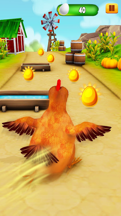 #3. Chicken Runner: Pet Running (Android) By: Fun Tengu Games