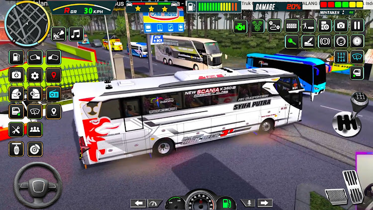 #6. Modern Bus Simulator: Euro Bus (Android) By: Games Tooist