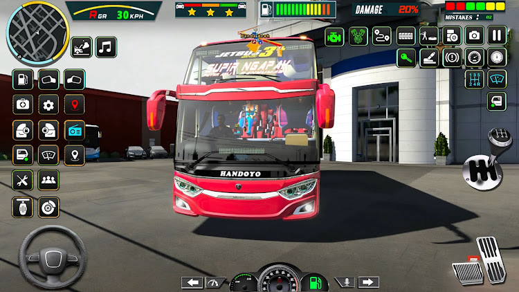 #8. Modern Bus Simulator: Euro Bus (Android) By: Games Tooist