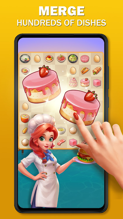 #9. Merge Yummy: Theme Cooking (Android) By: Avatar GG