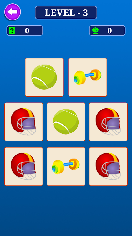 #2. Cards Match Puzzle (Android) By: ENVR Games Studio