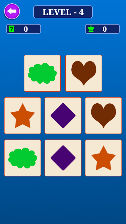 #4. Cards Match Puzzle (Android) By: ENVR Games Studio