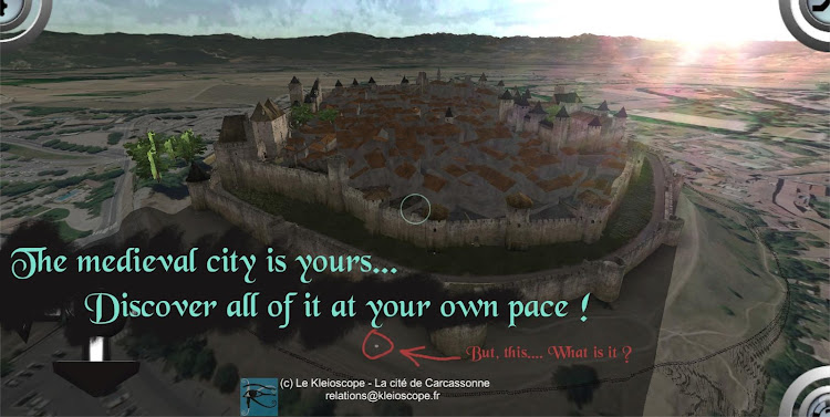 #8. Carcassonne medieval city 3D (Android) By: Kleioscope