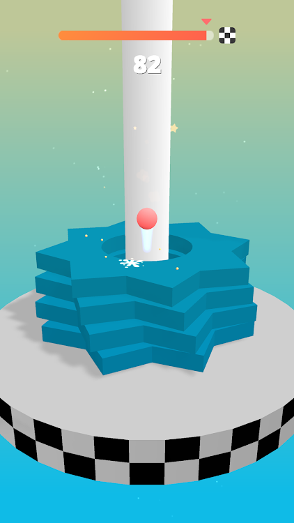 #3. Stack Ball Master (Android) By: Busy Gamers