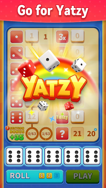 #8. Yatzy GO! Classic Dice Game (Android) By: Game In Life