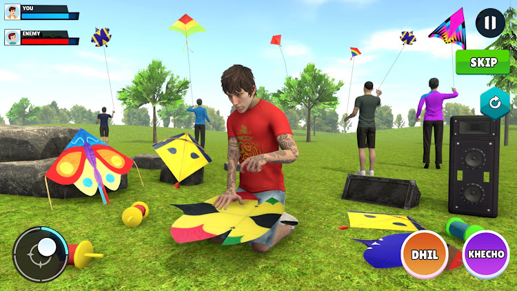 #8. Kite Flying Basant Kite Games (Android) By: Glory Games Studio