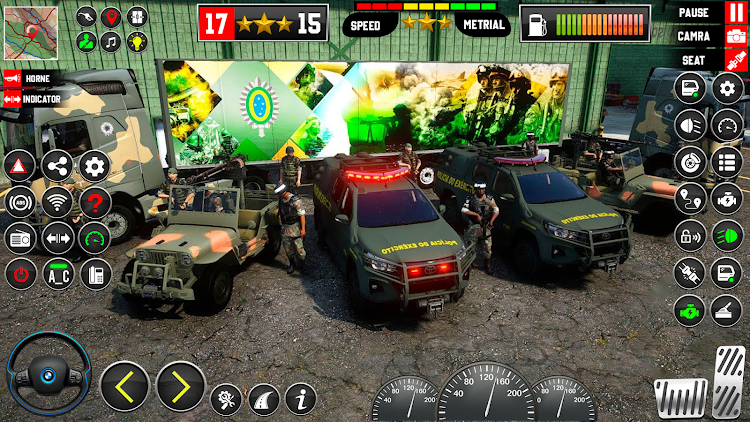 #4. Army Truck Simulator Game 2024 (Android) By: Games Coder