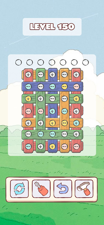 #6. Nuts Island: Wood Screw Puzzle (Android) By: BRAINWORKS PUBLISHING PTE. LTD.