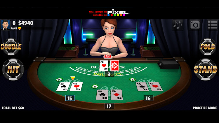 #2. Blackjack SG (Android) By: Super Good Pixel