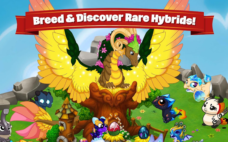 #2. DragonVale: Hatch Dragon Eggs (Android) By: Deca Games