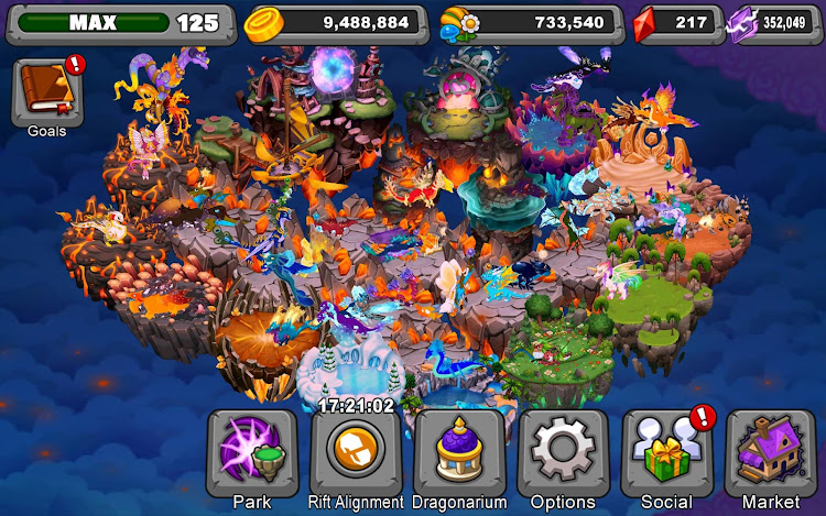 #6. DragonVale: Hatch Dragon Eggs (Android) By: Deca Games