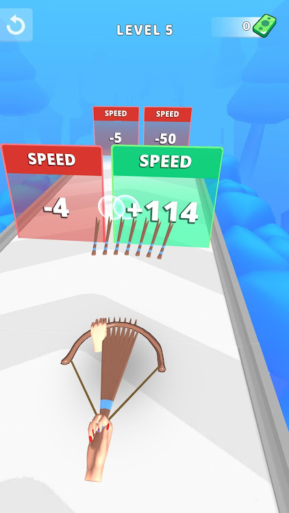 #2. Bow Smash: Archery King (Android) By: Freeplay Inc