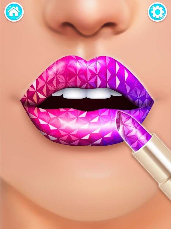 #9. Lip Art Salon: DIY Makeup Game (Android) By: Little Snail