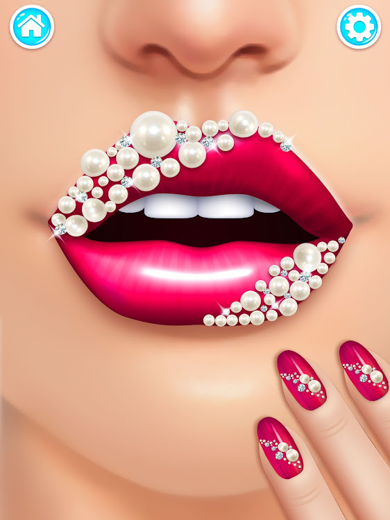 #10. Lip Art Salon: DIY Makeup Game (Android) By: Little Snail