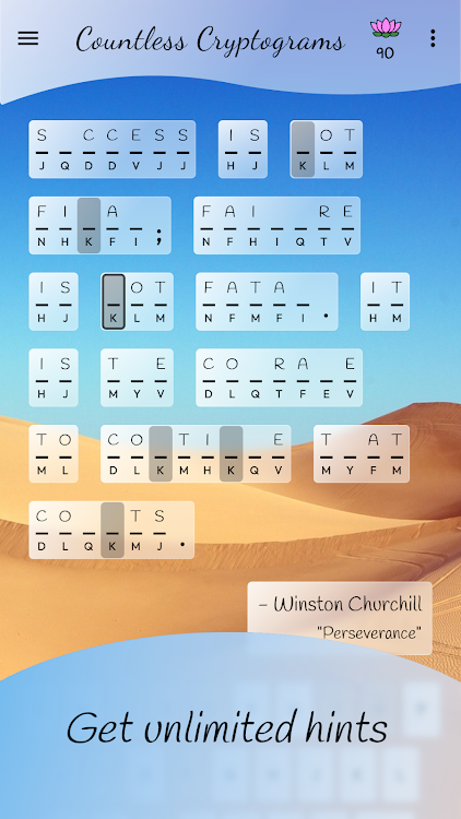 #2. Countless Calming Cryptograms (Android) By: Chavalo Tech