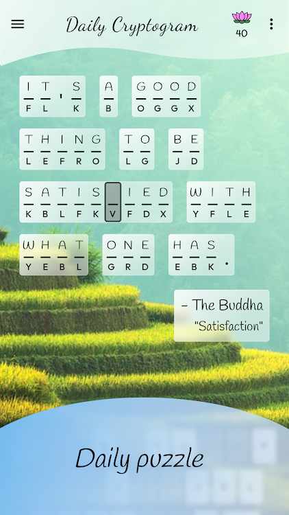 #6. Countless Calming Cryptograms (Android) By: Chavalo Tech