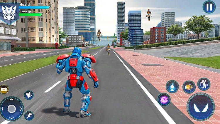 #3. Flying Robot Car Transform (Android) By: Fried Chicken Games