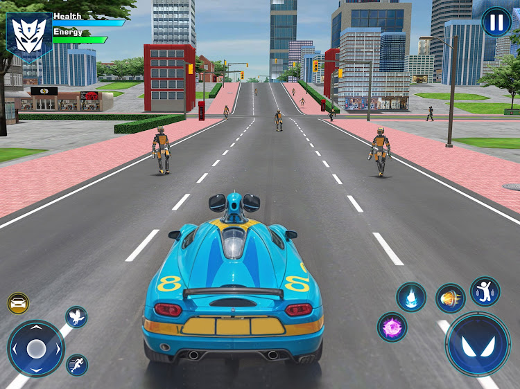 #10. Flying Robot Car Transform (Android) By: Fried Chicken Games