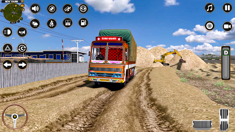 #7. Mud Truck Driving Simulator (Android) By: Euro Games Hub