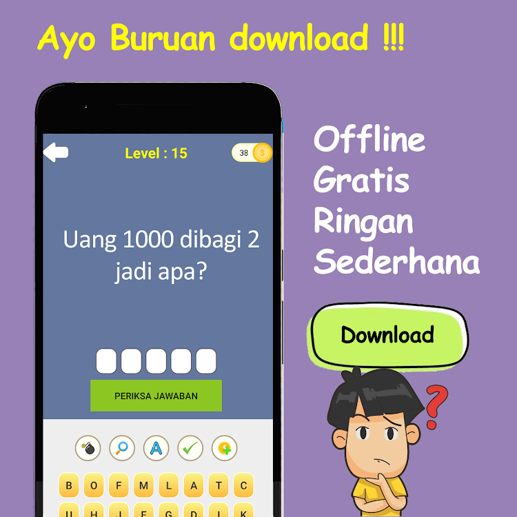 #8. Teka-teki lucu (Android) By: Nofta Studio