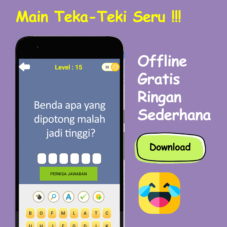 #9. Teka-teki lucu (Android) By: Nofta Studio