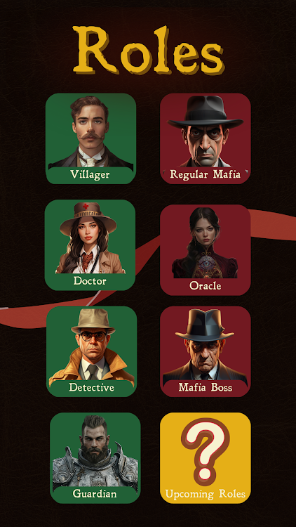 #8. Mafia Enigma:Online Mafia Game (Android) By: Green Right Hands Studio