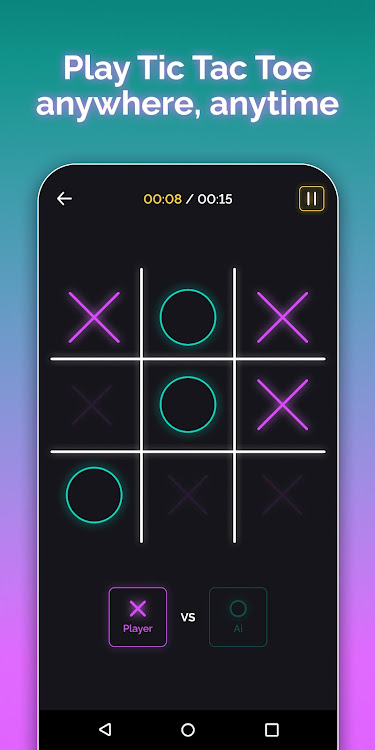 #2. Essential Tic Tac Toe Game (Android) By: Beautiful Essentials