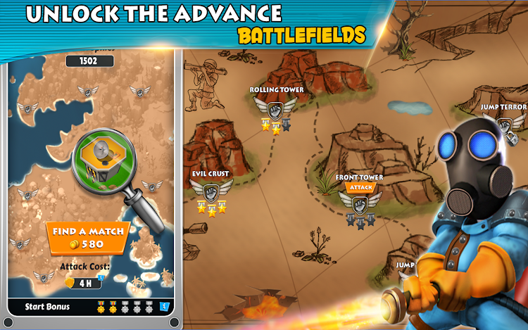 #3. Empire At War: Battle Of Natio (Android) By: War Lands : Battle Field