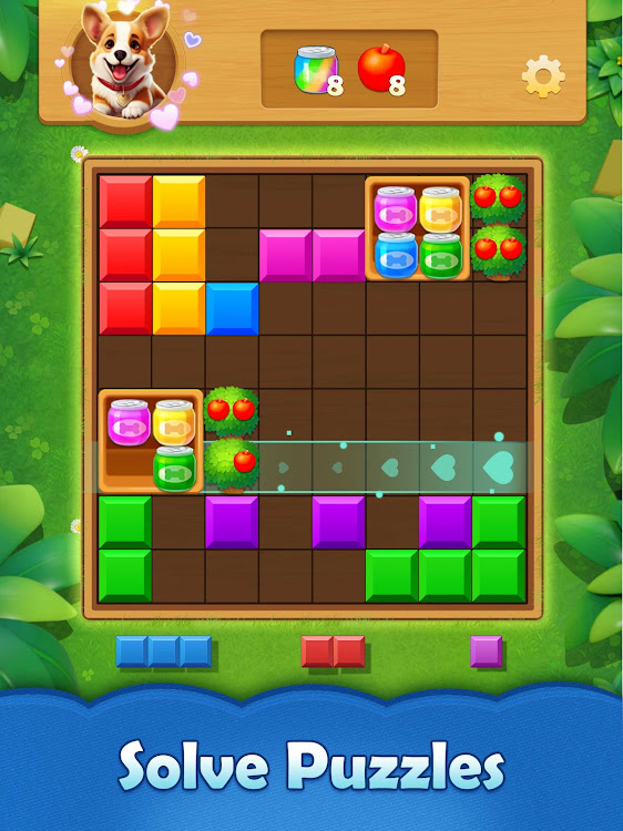 #8. Block Bliss: Block Puzzle (Android) By: Puzzle & Card Game Studios