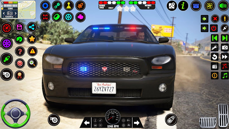 #7. American Police Car Simulator (Android) By: Aspen Gaming 2023