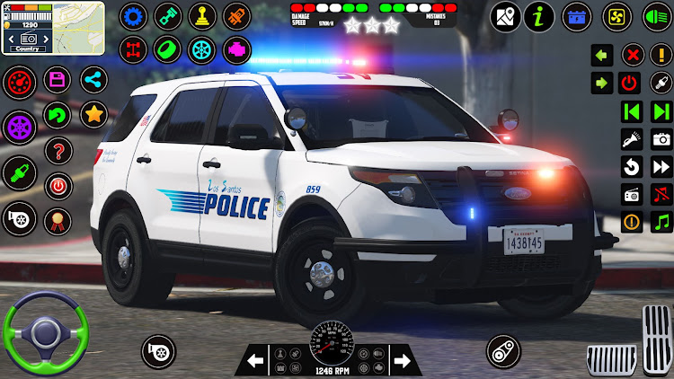 #9. American Police Car Simulator (Android) By: Aspen Gaming 2023