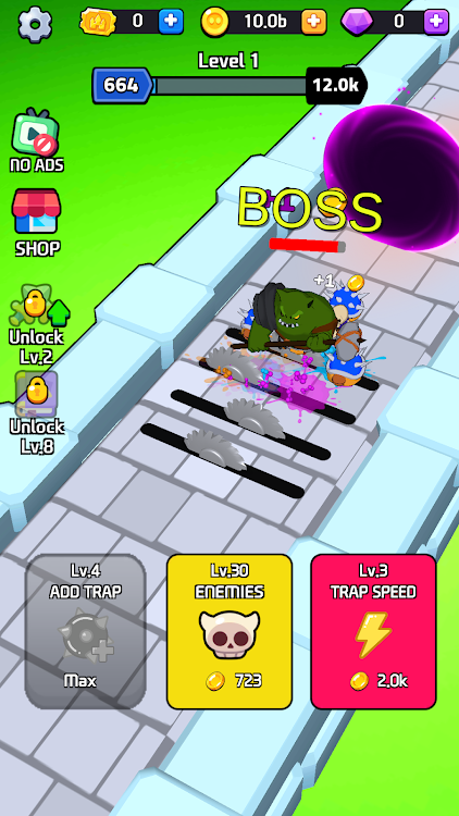 #2. Trap Monster (Android) By: Crazy Seven