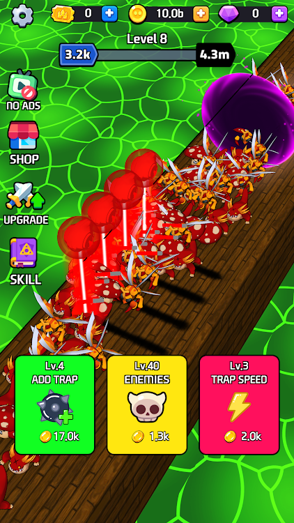 #5. Trap Monster (Android) By: Crazy Seven