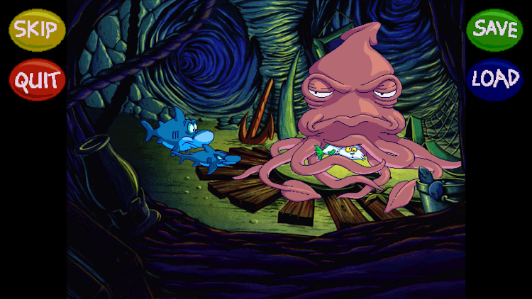 #7. Freddi Fish 1: Kelp Seeds (Android) By: Humongous Entertainment